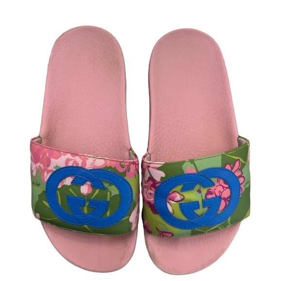 GUCCI X KEN SCOTT Interlocking G Womens
Slides Sandals 35 - Picture 12 of 13